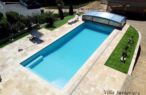 Juvigny Villa | Villa 5*, 15 personnes, Piscine à 20 min de Genève