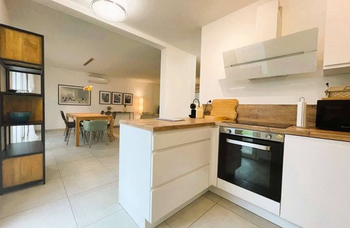 Les Restanques House | Villa for 10 people with pool, near the beach, located in Grimaud