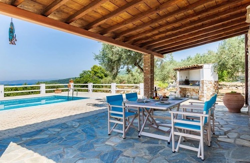 Skopelos Villa | Villa Jasmine: comfortable villa in a quiet area, beautiful view