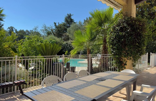 Villeneuve-Loubet Villa | Villa with private pool 5 rooms (5 clim) WIFI parking (Villeneuve Loubet)