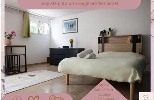 Corbas Apartment | Visitez Lyon Studio frais & cosy Lyon - Eurexpo - LDLC Arena