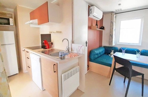 Bauduen House | ZEcamping 3* chiens acceptés mobil-home TV LV clim 32m2 6 pers