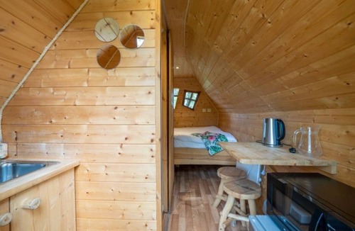 Chassenard Cabin | ZEcamping piscine chauffée animaux acceptés sauna cabane BBQ 6m2
