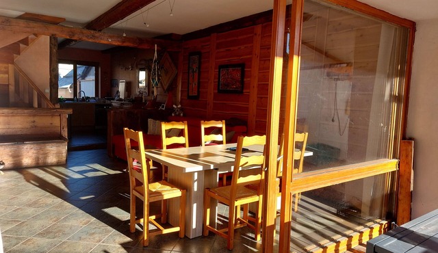 110m² village house near ski resorts.