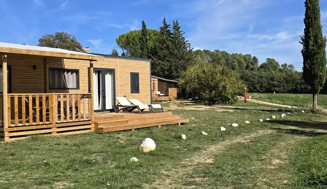 4-Room Mobile Home for 6 People with Air Conditioning