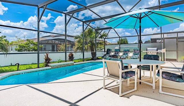 4BR Villa, South-Facing Pool & Spa, Near Disney