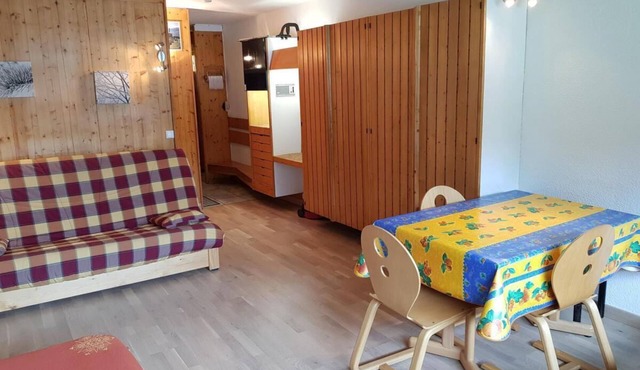 50m from resort center, 3rd floor, tv, 34m², Les Arcs