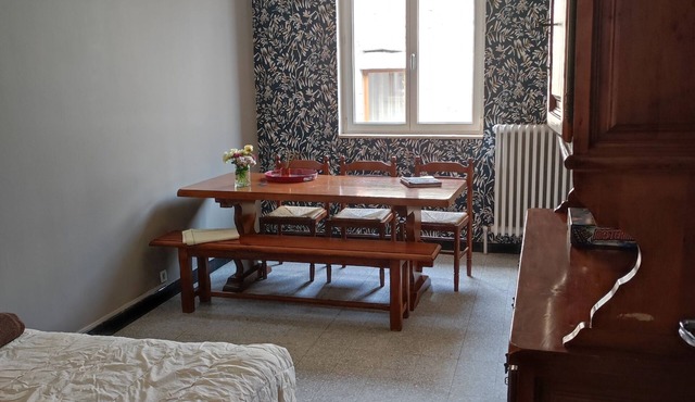 55 m² apartment in downtown Craponne-sur-Arzon, with many shops nearby