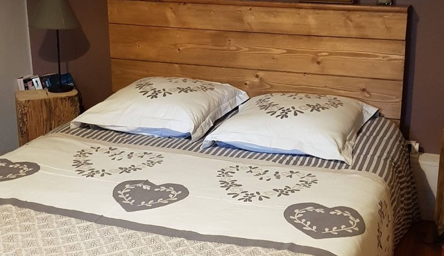 Apartment surrounded by farm animals in the mountains