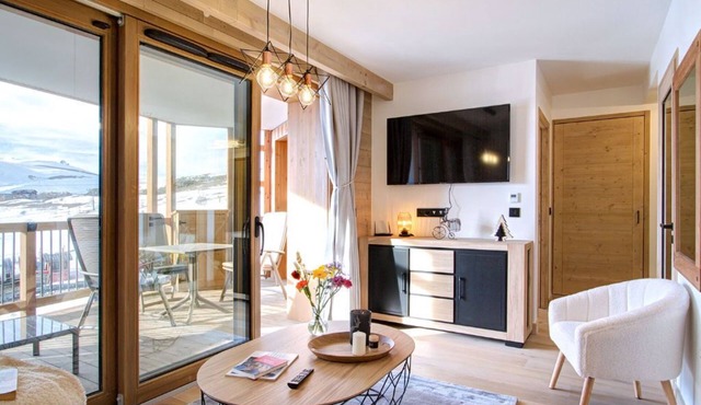 Appartement agréable, départ/retour ski aux pieds