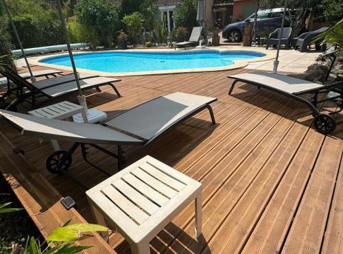 Appartement avec piscine à Les Mayons, 90 m²