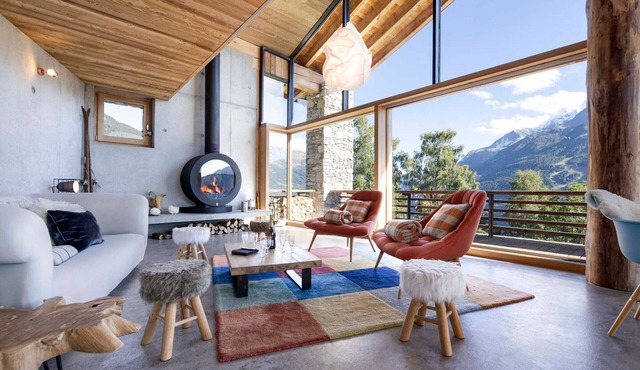 Architect chalet in La Rosière with garage