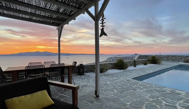 Beautiful sunsets and sea view