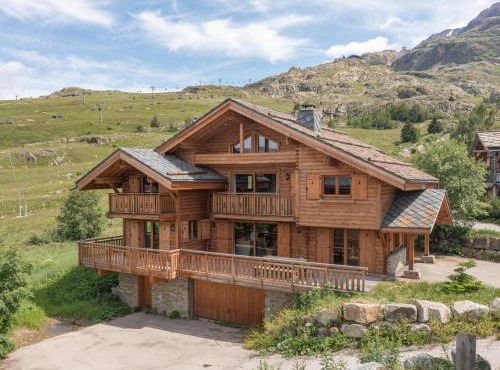 Chalet 178m2 Alpe d'Huez pieds des pistes avec terrasse - FR-1-645-77