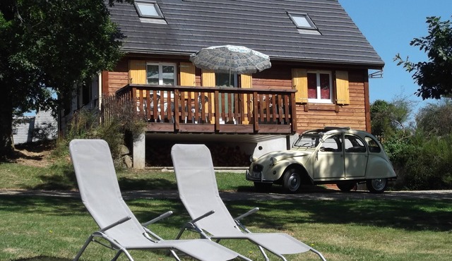 Chalet 3 Chambres, 7 Personnes, Très Grand Terrain, Calme et Verdure