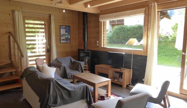 Chalet, Ground floor, view mountain, fireplace or stove, tv, 120m², Les Contamines-Montjoie