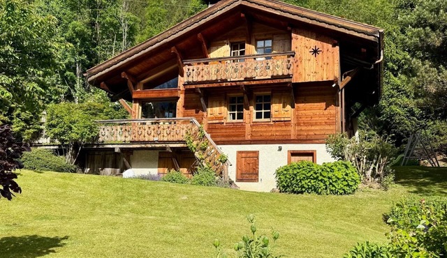 Chalet facing the Mont-Blanc massif in Saint-Nicolas de Véroce