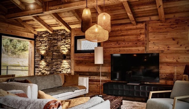 Chalet, view mountain, sauna, terrace, balcony, parking, tv, ski locker, 155m², Montalbert
