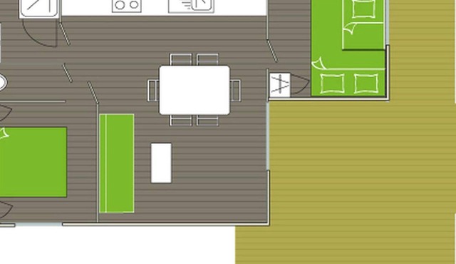 Chalet with AC - 7 guests