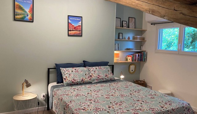 Charming Accommodations in Downtown Montech in Montech