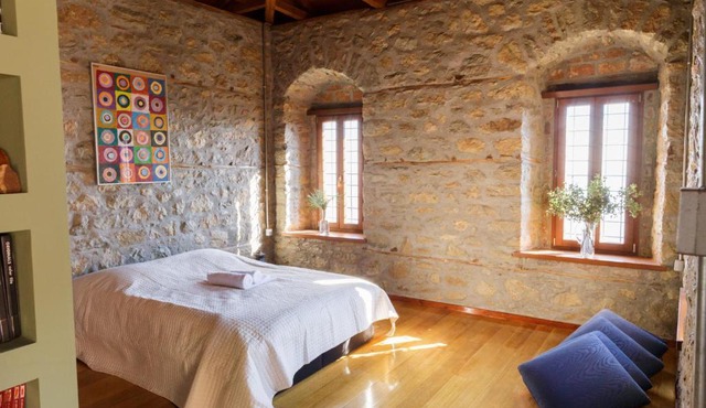 Cottage House in Traditional Greek Village