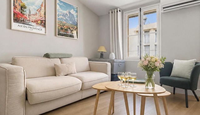 Coup de cœur T2 Cosy & rénové dans le Vieux Aix