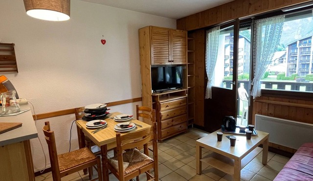 Cozy studio for 4, balcony, in Samoëns