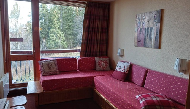 Cozy studio for 2 in Arcs 1800, pets allowed