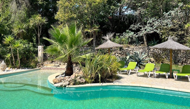 Domaine Saint Amour – La Cascade Cottage, 2 ha Estate with Lake, Waterfall & Pool