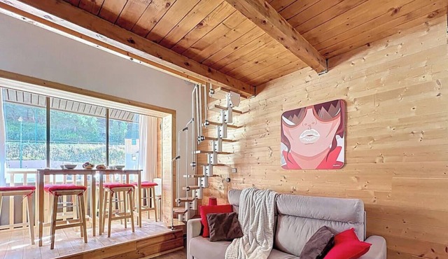 Duplex 8 pers - ski à pied