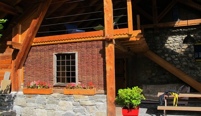 Farmhouse in a mountain village hamlet