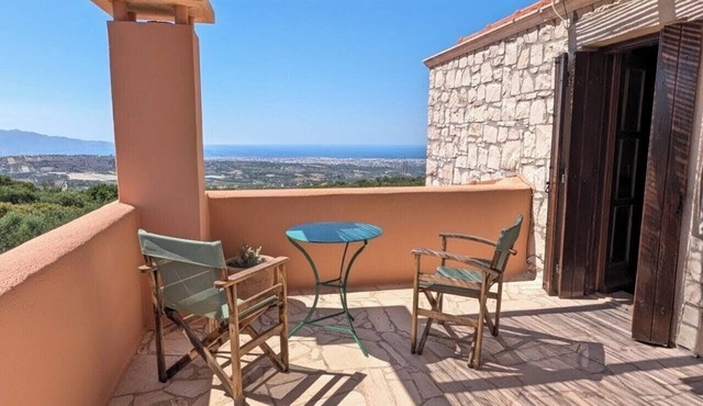 Fyllosia Villa by Cretan Retreat: Private Panoramic Sea & Mountain Views