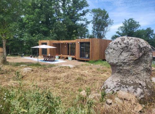 Gîte avec animaux, climatisation - 6 pers. - FR-1-489-641