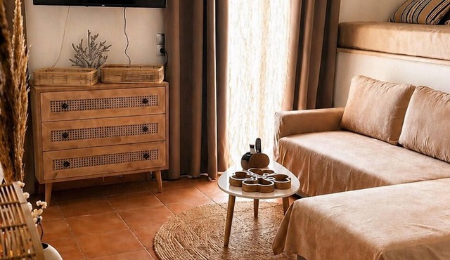 Glykofilousa Luxury House Boho Style Near the Sea Private Parking