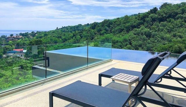 Hilltop Wow 4br Seaview Pool Villa Naithon Beach