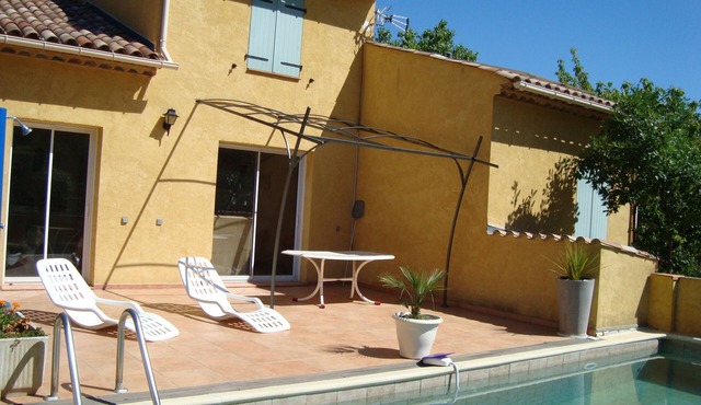 Holiday villa pool in the Var