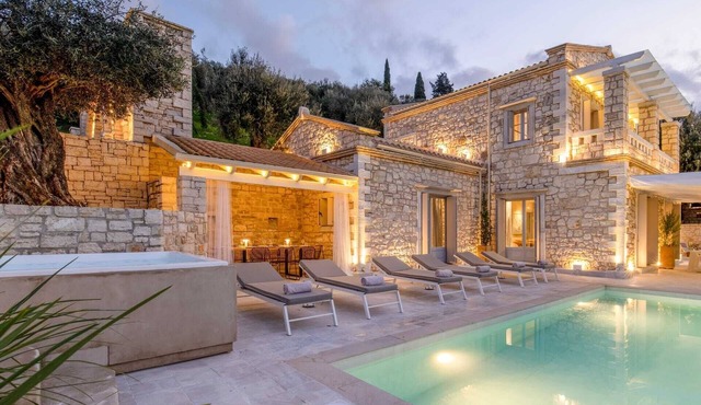 Ionian Stone Luxury Villa Aether