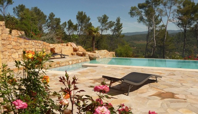 Large villa with heated swimming pool, spa and panoramic views