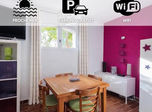 Le Cocon des Lecques - 37m2 - 500m de la Plage & Port - Wi-Fi - Parking - Calme