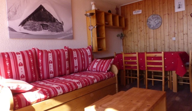 Les ARCS 1600, DUPLEX 6 p, View Unobstructed valley, position south, ski in ski out
