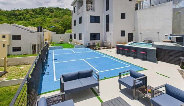 Lux Ocean View Gated with Pickleball & Pool for 12