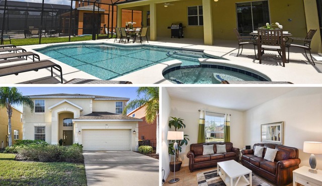 Luxurious 6 Bed SW Facing Pool Villa in Watersong