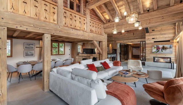Luxury chalet with relaxation area, gym and spa in Méribel