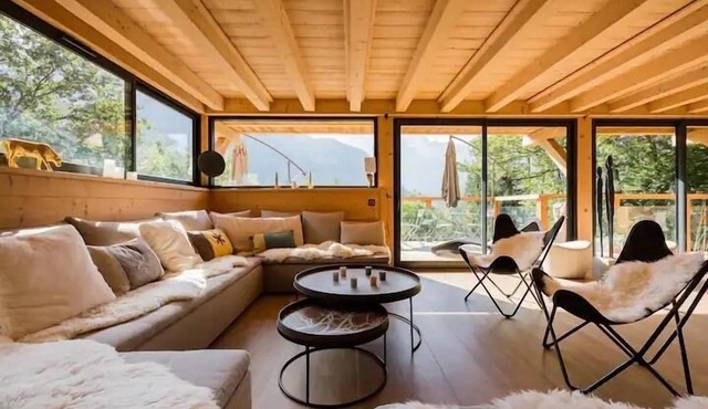 Nature and design chalet Chamonix valley