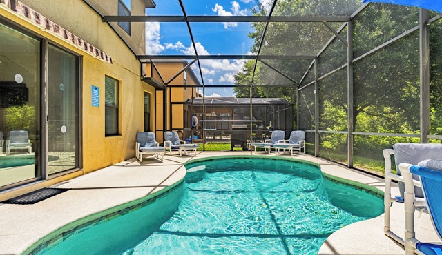 Near Disney, Game Room, BBQ & Free Pool Heat + Late Checkout