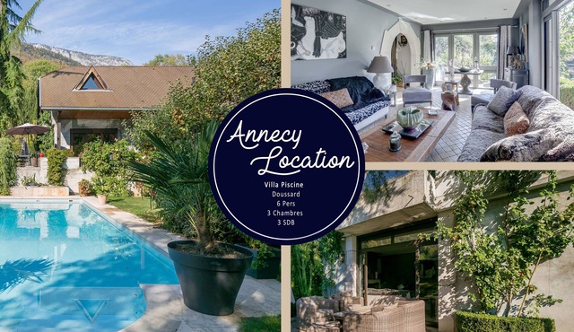 Ombrière: beautiful villa with a swimming-pool