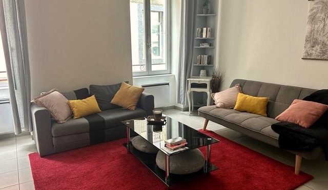 One-bedroom apartment in the historic center of Aubenas—Everything within walking distance