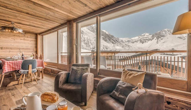Renovated 3* apartment - 8 ppl - Chalet style with balcony in Tignes