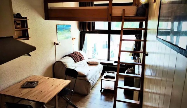 Residence Vermeil I11h - Renovated mezzanine studio in the heart of the Snow Front