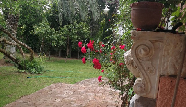 Small villa with a large private and quiet garden, 10 min walk from Metro